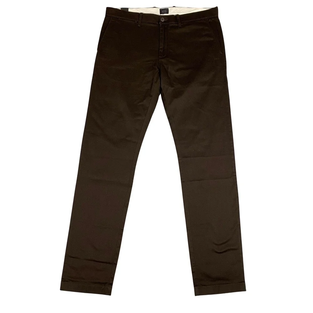 J.Crew 484 Slim Fit Stretch Chino Pants Mens 34x34 Brown